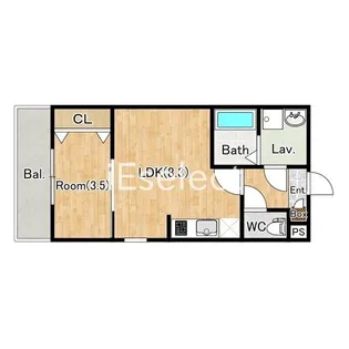 仮称)ジーメゾン千葉出洲港ラビアン【1階】の間取り