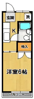 さかいりハイツ【2階】の間取り