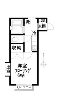ベルメゾンカワテ【2階】の間取り