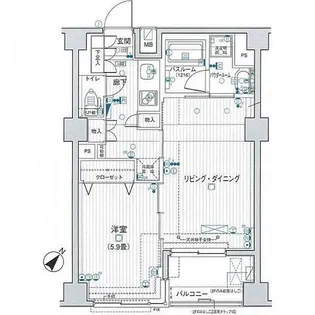 東京都墨田区京島2【マンション】の間取り