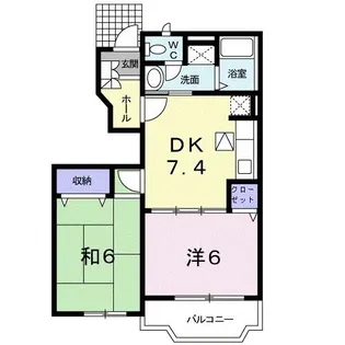 アバンツァート・II【1階】の間取り