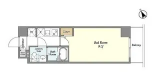 アルファコート常盤台2【3階】の間取り
