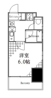 City Creation茅場町【5階】の間取り