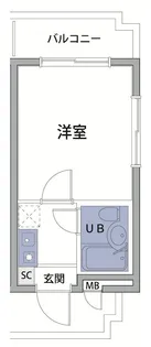 東京都目黒区五本木2【マンション】の間取り
