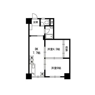 メゾン・ド・メルシー【10階】の間取り