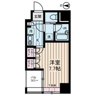 東京都中央区日本橋馬喰町2【マンション】の間取り