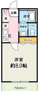 キャメルこの花土呂町【3階】の間取り