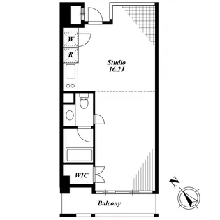 東京都港区赤坂2【マンション】の間取り