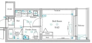 ラフィスタ元町II【4階】の間取り