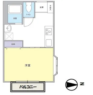 ラベンダーコート【1階】の間取り