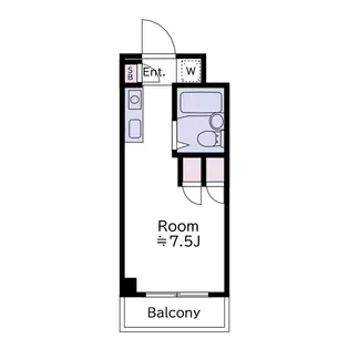 シャルム西大井【2階】の間取り