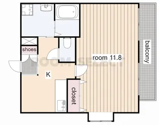 クレシェール大須【8階】の間取り