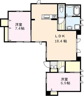 FLEUR(フルール)II【1階】の間取り
