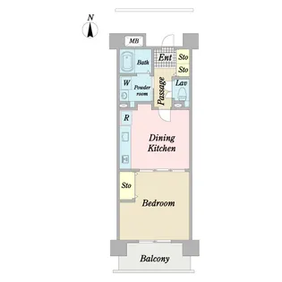 コーポレート篠崎【7階】の間取り