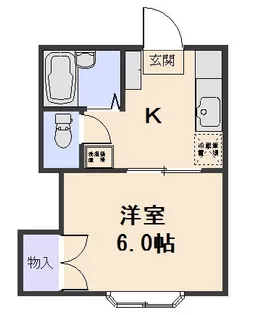 松栄ハイツ【2階】の間取り