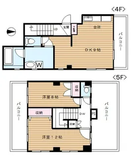 水岡ビル【5階】の間取り