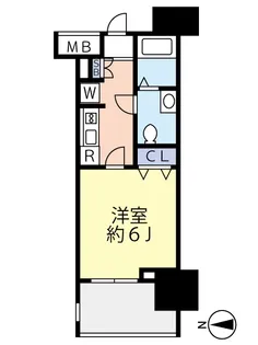 アゼスト浦安ステーション【2階】の間取り
