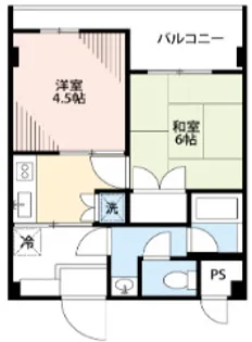 第一正五コーポ【2階】の間取り