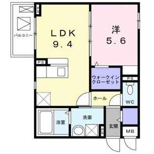 ソフィアコート加古川【2階】の間取り