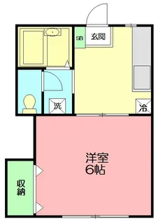 サニーハイツ【2階】の間取り