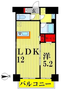 ルーチェV【4階】の間取り