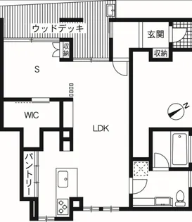 プレジオ経堂【1階】の間取り