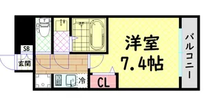 ファステート難波グランプリ【7階】の間取り