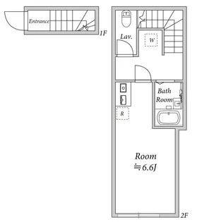 プライムガーデン桜新町【2階】の間取り