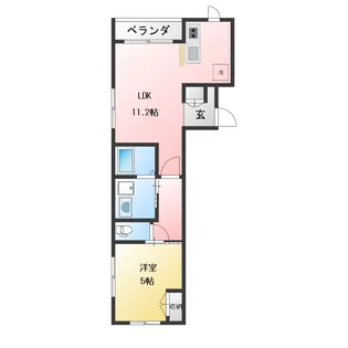 シュヴァル新宿【3階】の間取り
