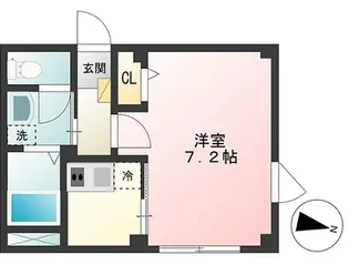 SAKURAレジデンス【2階】の間取り