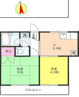 メゾンヴェール【2階】の間取り