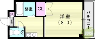 グッドライフ大津和II【2階】の間取り