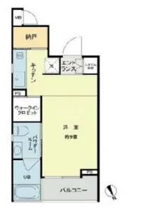 ベルファース新橋【5階】の間取り