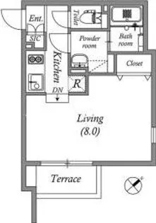PASEO高田馬場III【1階】の間取り