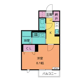 Estasia Present【2階】の間取り