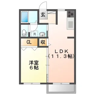 タウン21C【2階】の間取り