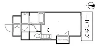 アクアシティ日赤通II【2階】の間取り
