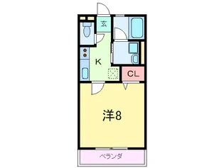 グレイス甲南【2階】の間取り