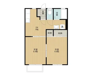 パストラール近江A棟【1階】の間取り