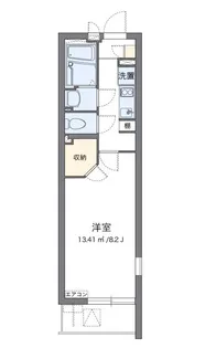 クレイノビッグアロー【1階】の間取り