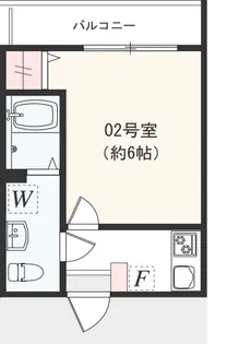 ロジュマン東海大学前【1階】の間取り