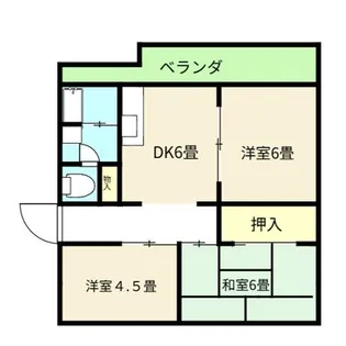 KNハイツ【1階】の間取り