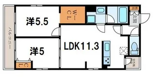 Forest Garden 室町御池【4階】の間取り