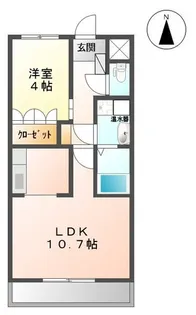 アシューレ成沢【2階】の間取り