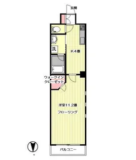 シティハウス目白【3階】の間取り