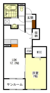 ラフィネ庄田 B棟・C棟【1階】の間取り