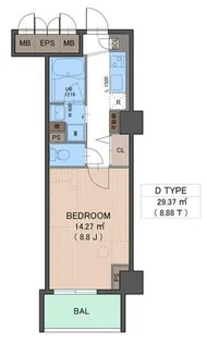 FRENITY HOUSE【4階】の間取り