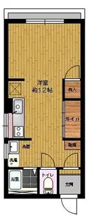 高殿マンション【3階】の間取り