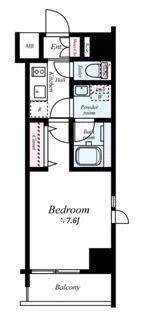 ARTESSIMO REFINA【5階】の間取り