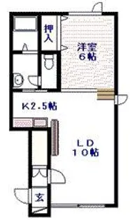 ウォーターリップIII【1階】の間取り